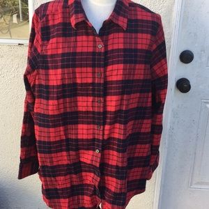 New Lands End Flannel size 22W